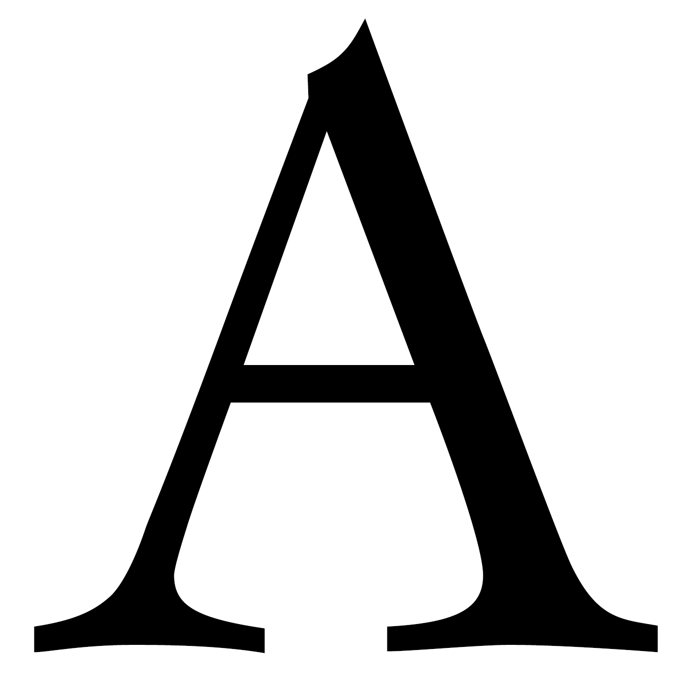 DTL Van Den Keer Uppercase A